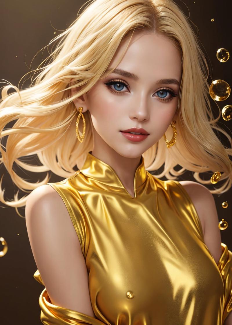 01993-1461354828-fashion photo shoot of a very beautiful blonde girl with golden makeup, golden lips, liquid gold, drops of gold in the air, pota.jpg